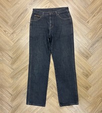 Wrangler Texas Regular Fit Straight Leg Dark Wash Blue Jeans Men’s W32 L32