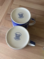 Spode Blue Italian Mugs - Set