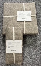 ZARA HOME Beige Paisley Print