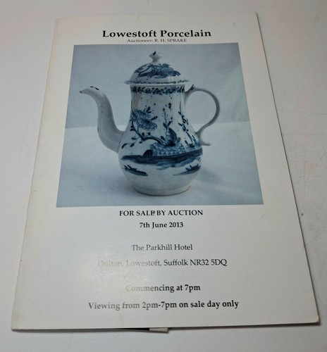 Lowestoft porcelain auction - lowestoft,