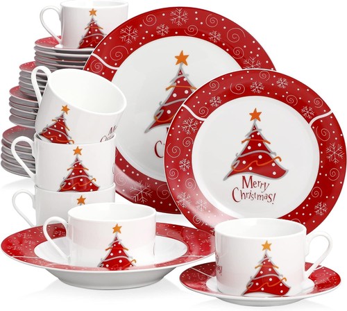 30pc dinner set christmas tree - set,