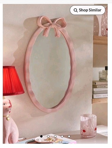 Oval bow mirror new viral - bow,