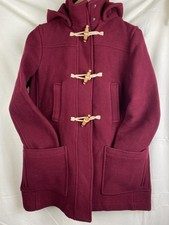 Topshop Burgundy Maroon Wool