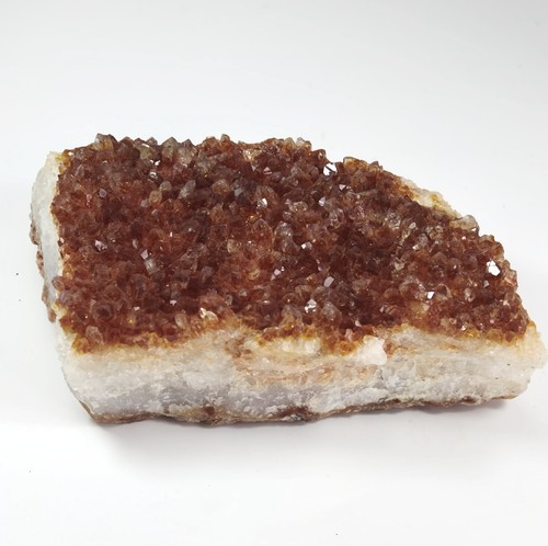 Citrine quartz crystal geode - crystal,