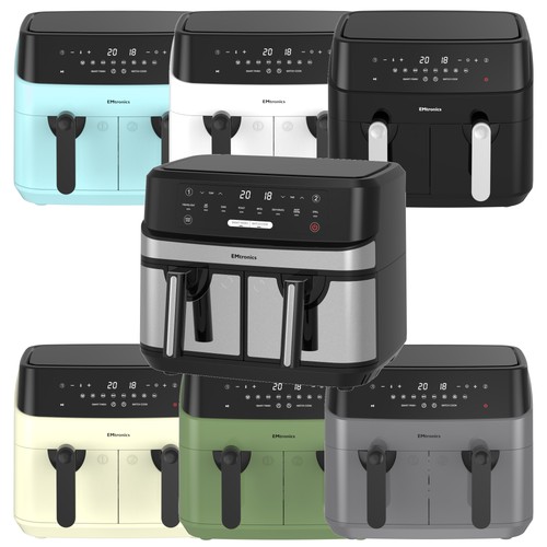 Emtronics litre dual basket - dual,