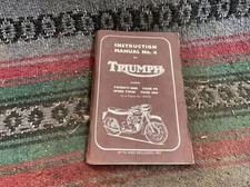 ORIGINAL TRIUMPH INSTRUCTION