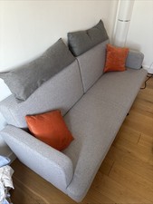 Habitat Andy Fabric 3 Seater Clic Clac Sofa Bed - Grey. Excellent condition.