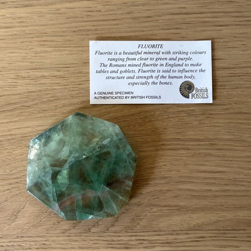 Large genuine green fluorite - genuine,