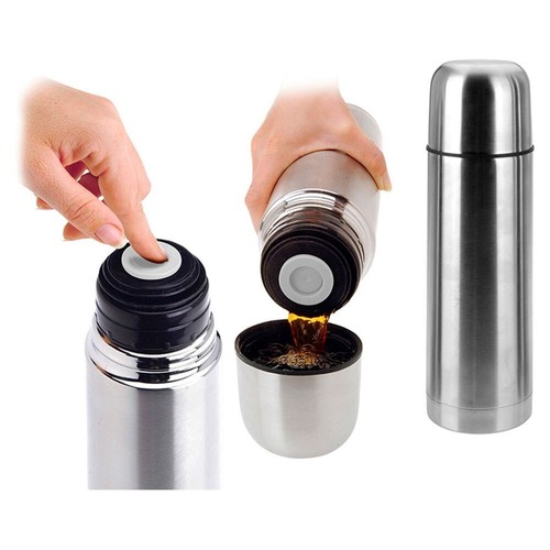 Stainless steel flask - stainless,