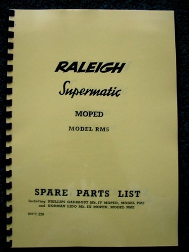 Raleigh supermatic rm5 - raleigh, moped