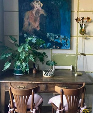 Antique French Farmhouse Kitchen Table 1800s