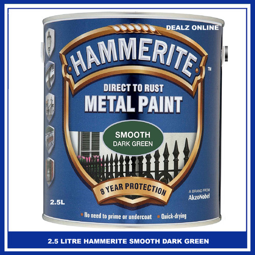 Hammerite smooth dark green - hammerite,