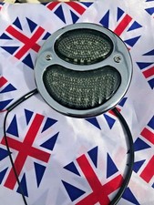 LED Stop Tail Light Vintage Look For Kit Car and Classic Retro Pick Up CHROME 