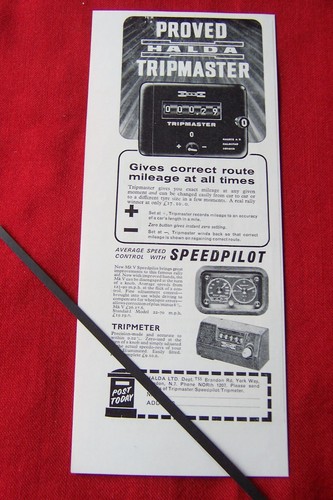 Halda tripmaster speedpilot - halda,