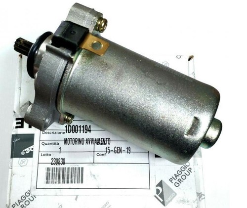 Original starter motor - starter, piaggio