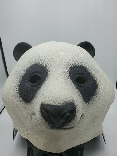 Panda bear full face mask - full,
