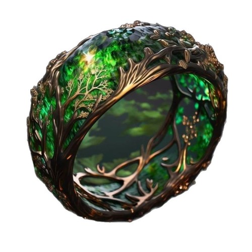 Unisex tree life ring - of,