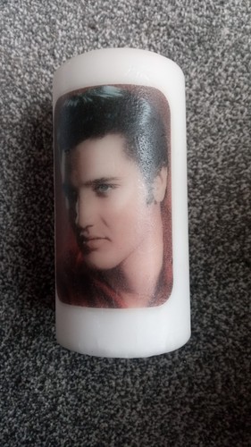 Elvis real wax - candle, with