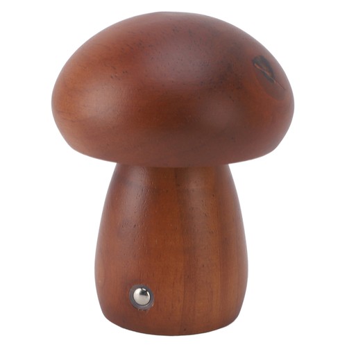 Small wood mushroom lamp - small,