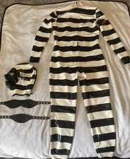 Custom Made ￼Striped Latex Catsuit And Custom MKL Striped Hood M/L ￼($850) NWOT!