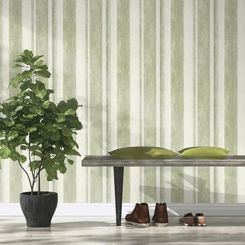 Vinyl stripe sage - vinyl,