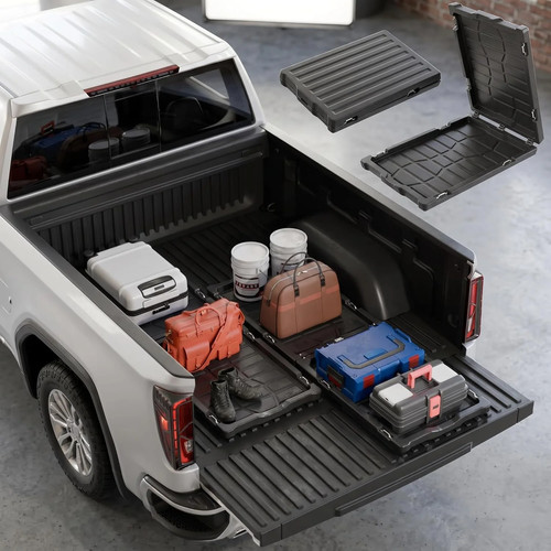 Truck bed cargo tray - truck, bedslide