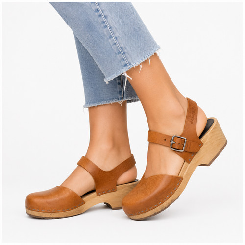 Swedish hasbeens tan leather - swedish,