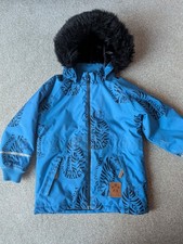 Mini Rodini Blue Tiger Coat 6-7yrs