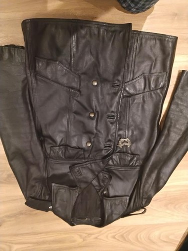 Vintage german police lthr - vintage,