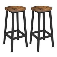 Vintage Set of 2 Bar Stools Tall Kitchen Stools Breakfast High Chair  UKLBC32X