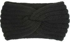 Braids Knotted Knit Headband Women Stretchy Woolly Head Band Crochet Hairband UK