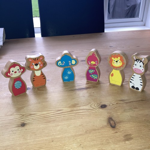Wooden animals skittles - wooden, /