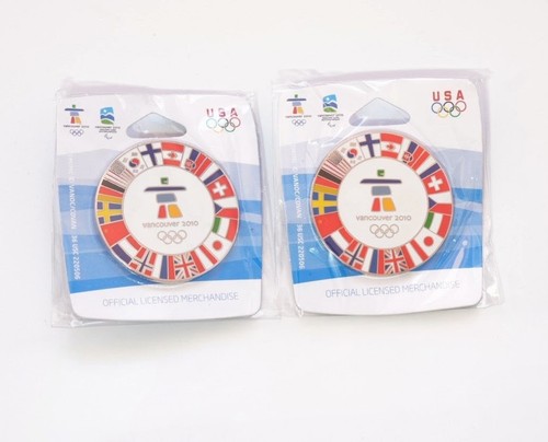 Two pins vancouver olympics - two,