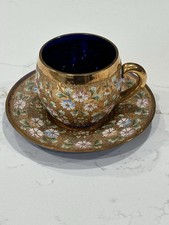 Antique Moser Glass CZECH BLUE