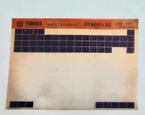 Yamaha enduro dt80mx 12x - 82,