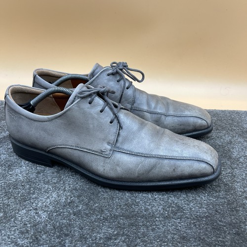 Ecco men grey leather - men's,