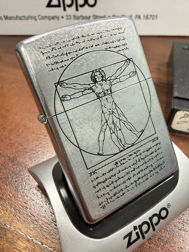 Genuine zippo lighter vinci - lighter,