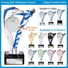 STAR Multisport Trophy - Frenzy Award Trophies, FREE ENGRAVING and Sports Centre