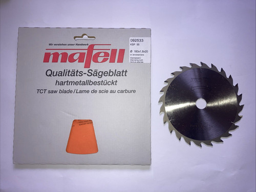 Mafell 160mm 8mm 24t - 24t, tct