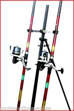 2 x 13 ft Shakesspe  Rods  + Reels Tripod Line Beachcaster Sea Fishing 