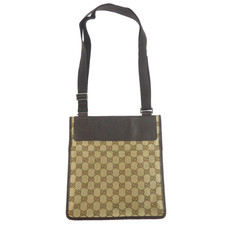 Gucci GG Canvas Leather Cross