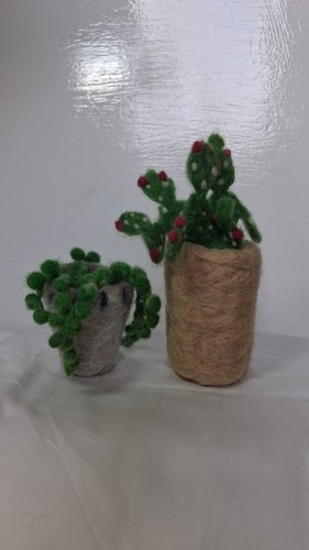Hand made felted - felted, house