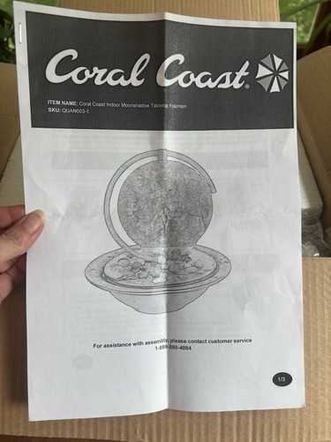 Coral coast rock table - coral,