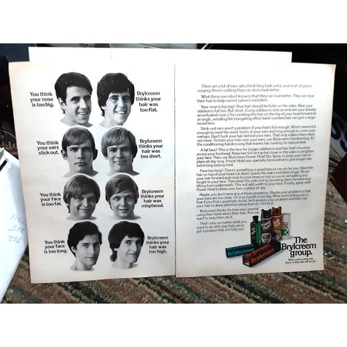 Vintage 1973 brylcreem men - 1973,