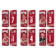 OFFICIAL ARSENAL FC 2023/24 FIRST TEAM LEATHER BOOK CASE FOR MOTOROLA PHONES