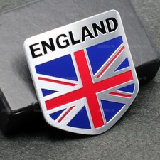 1Pc England Flag Logo Sticker Universal Emblem Metal Badge Decal Car Accessories