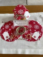 10 X  Snowflake Jar Covers