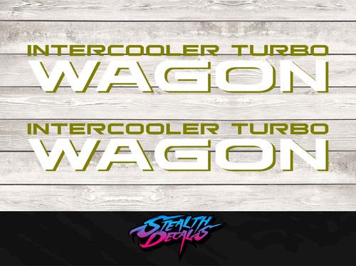 Intercooler turbo wagon fits - intercooler,