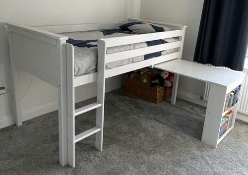 Habitat white wood - white,