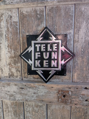 Telefunken sign radio stereo - sign,